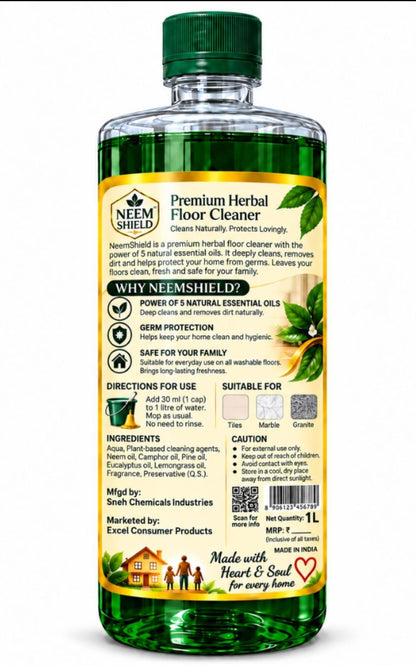 NeemShield Premium Herbal Floor Cleaner 1 L